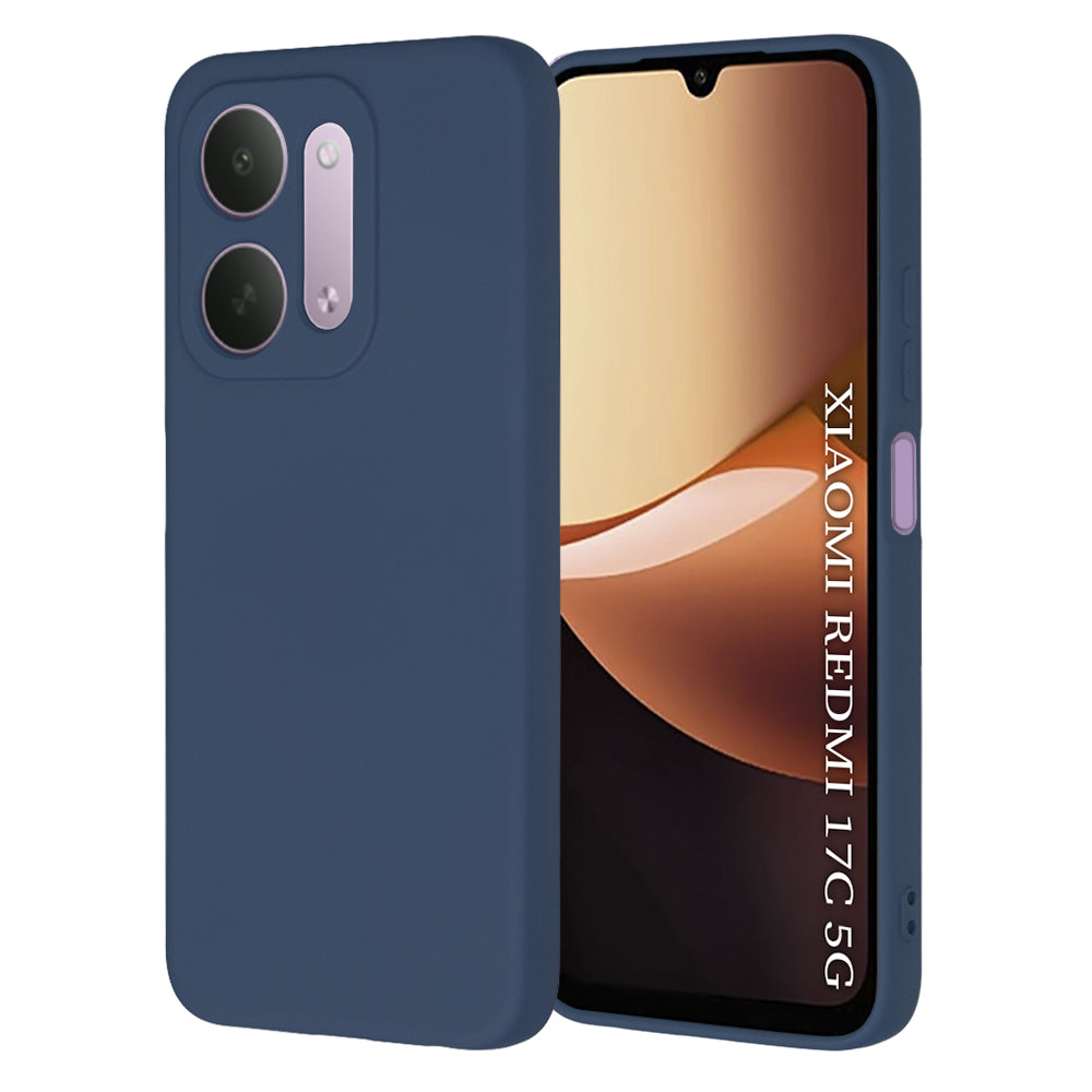Etui til Xiaomi Redmi 17C 5G, Techsuit, SoftFlex, marineblå