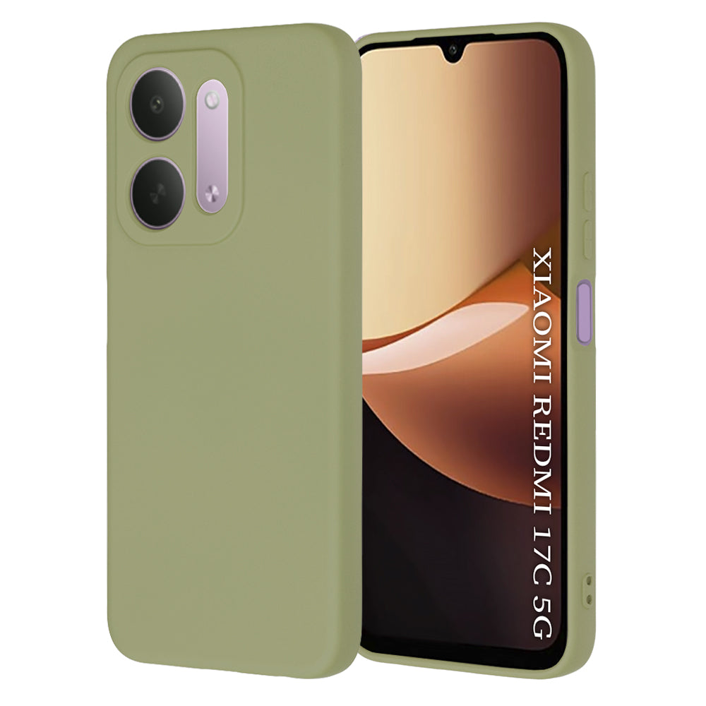 Etui til Xiaomi Redmi 17C 5G, Techsuit, SoftFlex, Matcha