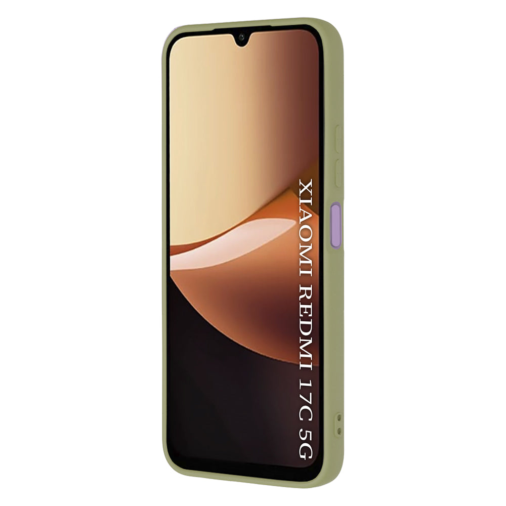 Etui til Xiaomi Redmi 17C 5G, Techsuit, SoftFlex, Matcha