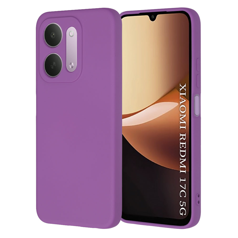 Case for Xiaomi Redmi 17C 5G, Techsuit, SoftFlex, Purple