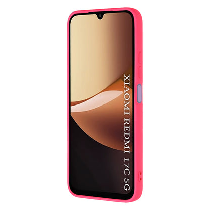 Etui til Xiaomi Redmi 17C 5G, Techsuit, SoftFlex, mørk pink