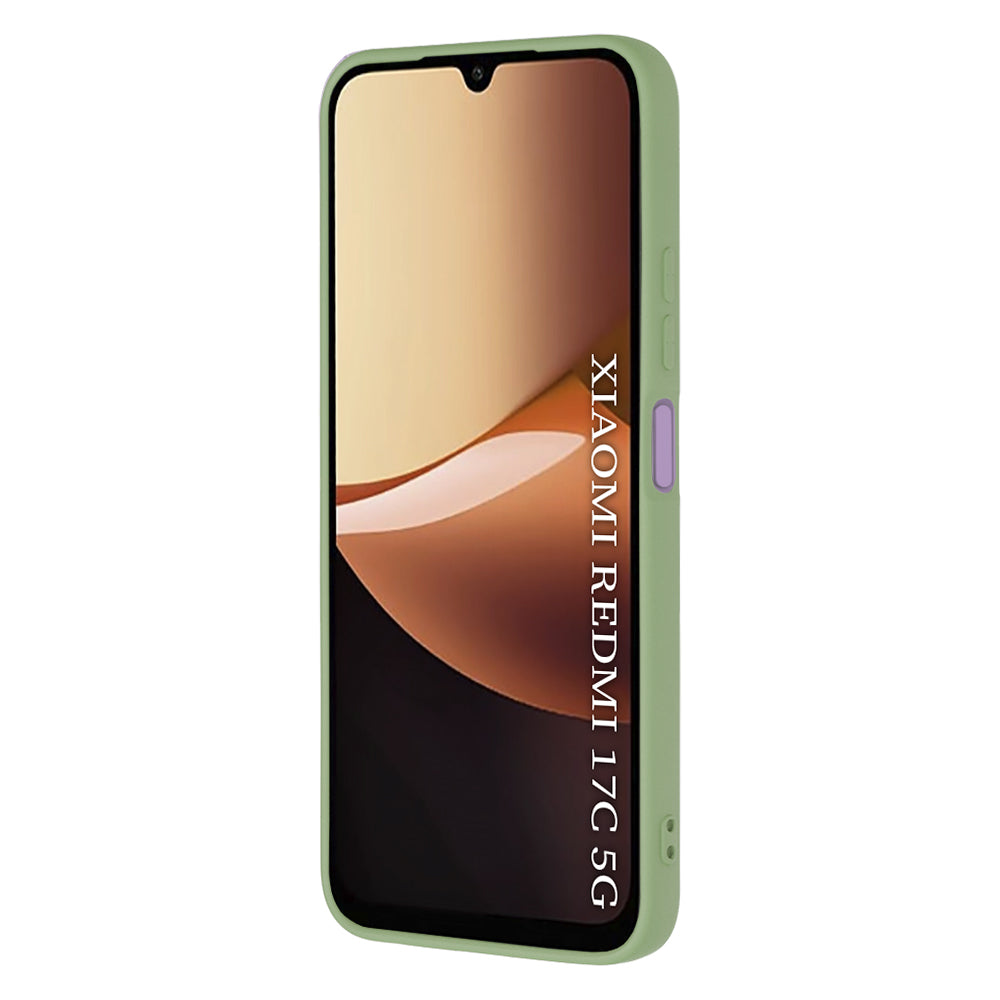 Etui til Xiaomi Redmi 17C 5G, Techsuit, SoftFlex, lysegrøn
