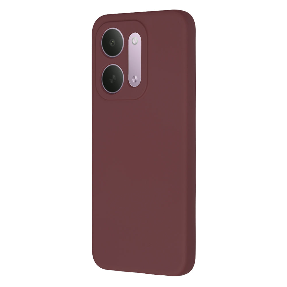 Etui til Xiaomi Redmi 17C 5G, Techsuit, SoftFlex, bordeauxfarvet