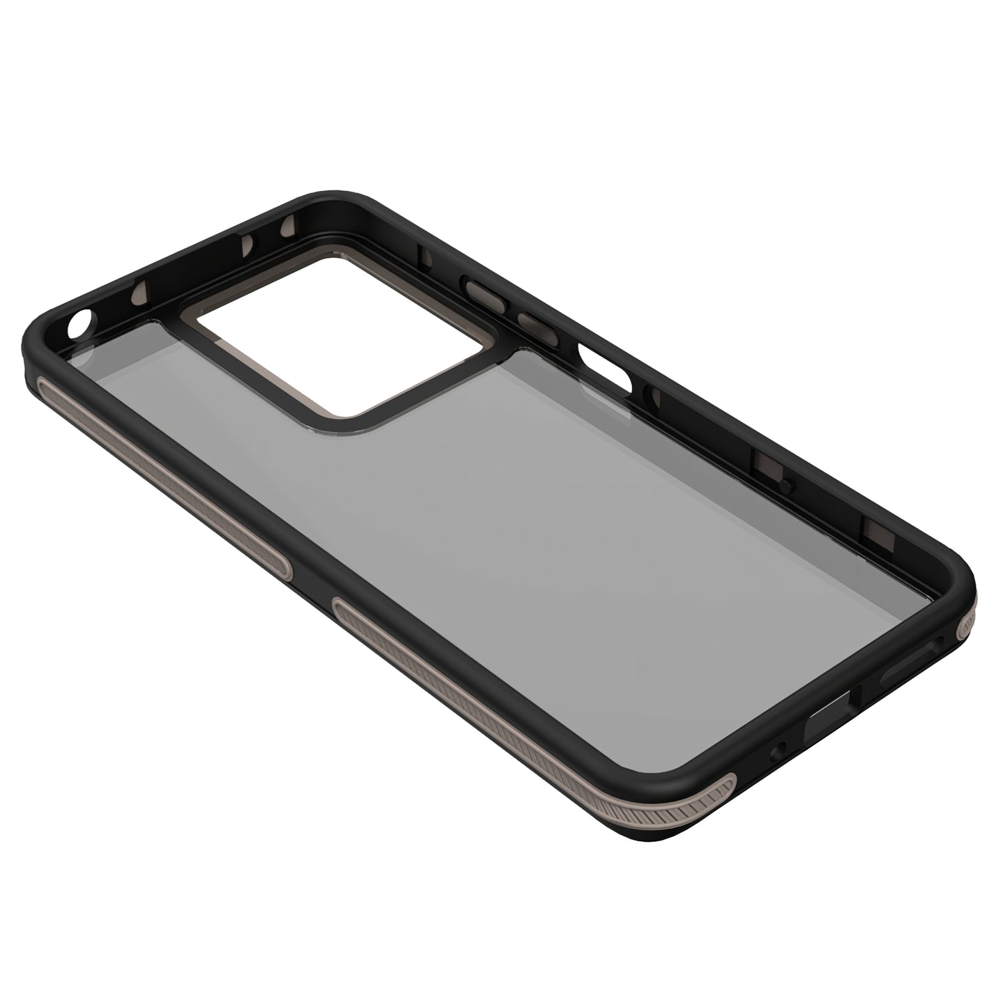 Cover til Xiaomi Poco M6 / Redmi 13C 5G, OEM, Crystal Black, Grå