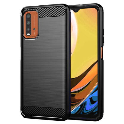 Cover til Xiaomi Redmi 9 Power / 9T, Techsuit, Carbon, Sort