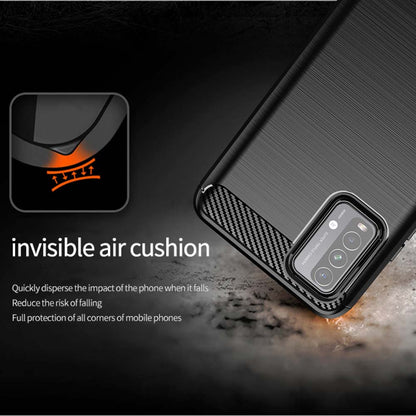 Cover til Xiaomi Redmi 9 Power / 9T, Techsuit, Carbon, Sort