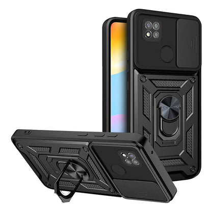 Cover til Xiaomi Redmi 9C NFC / 9C, Techsuit, CamShield, Sort