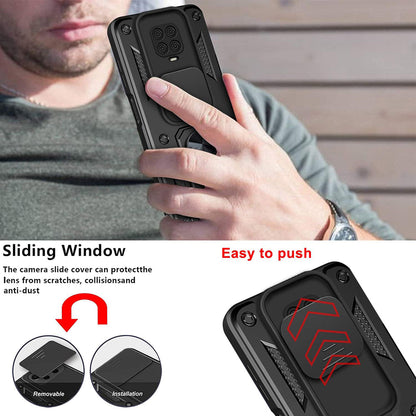Cover til Xiaomi Redmi 9C NFC / 9C, Techsuit, CamShield, Sort