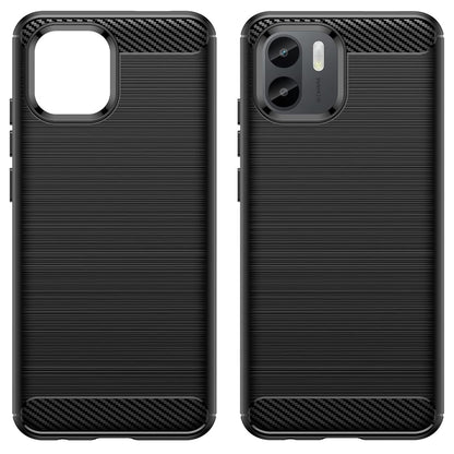 Cover til Xiaomi Redmi A2 / A1, Techsuit, Carbon, Sort