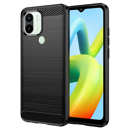 Cover til Xiaomi Redmi A2+ / A1+, Techsuit, Carbon, Sort