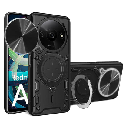 Cover til Xiaomi Redmi A3, Techsuit, CamGuard Pro, Sort