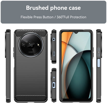 Cover til Xiaomi Redmi A3x / A3, Techsuit, Carbon, Sort
