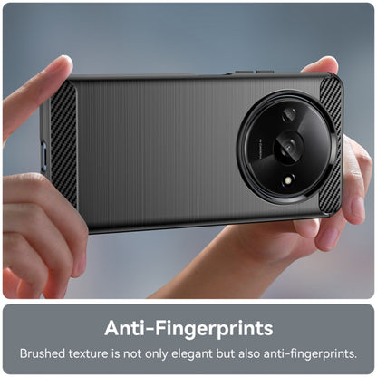 Cover til Xiaomi Redmi A3x / A3, Techsuit, Carbon, Sort