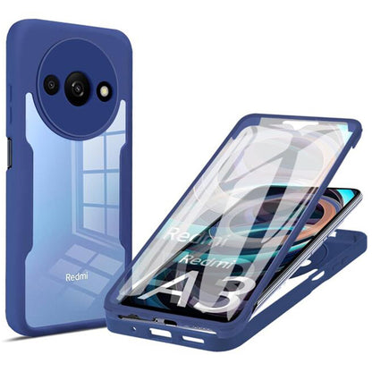 Cover til Xiaomi Redmi A3x / A3, Techsuit, ColorVerse 360, Blå