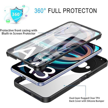Cover til Xiaomi Redmi A3x / A3, Techsuit, ColorVerse 360, Sort