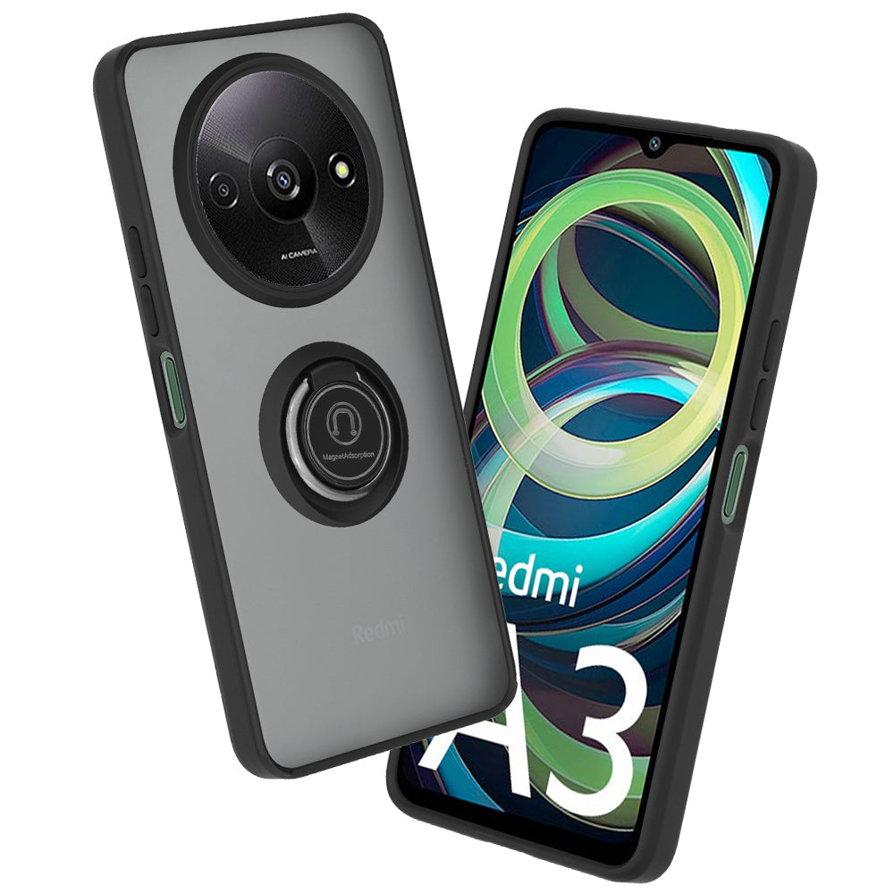 Cover til Xiaomi Redmi A3x / A3, Techsuit, Glinth, Sort
