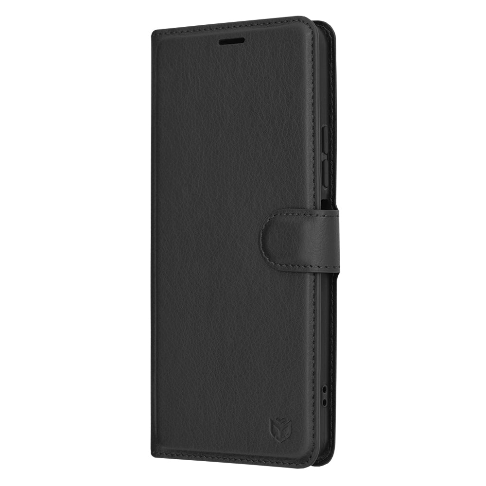 Cover til Xiaomi Redmi A3x / A3, Techsuit, Leather Folio, Sort