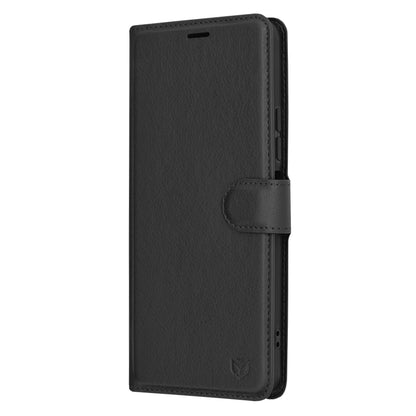 Cover til Xiaomi Redmi A3x / A3, Techsuit, Leather Folio, Sort