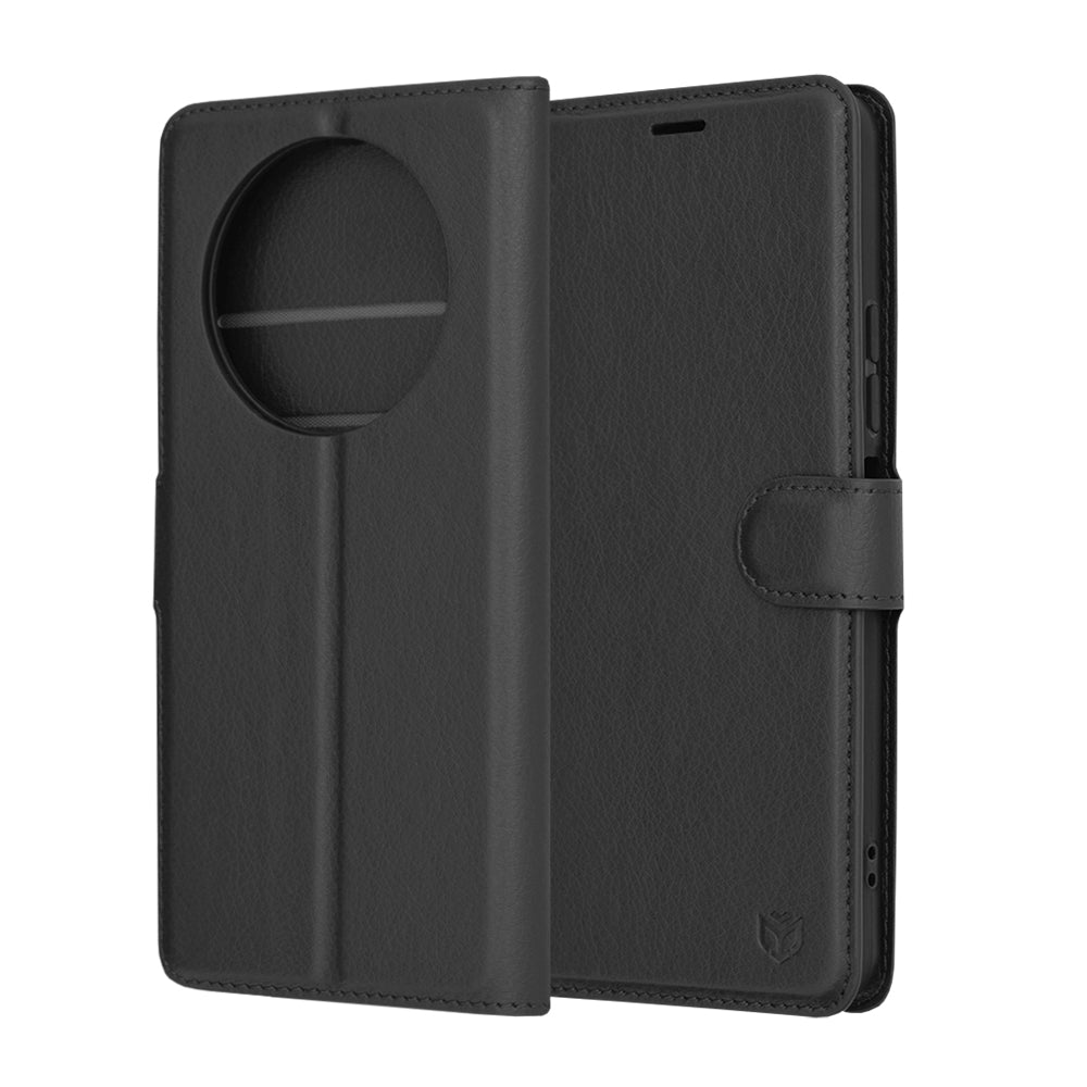 Cover til Xiaomi Redmi A3x / A3, Techsuit, Leather Folio, Sort