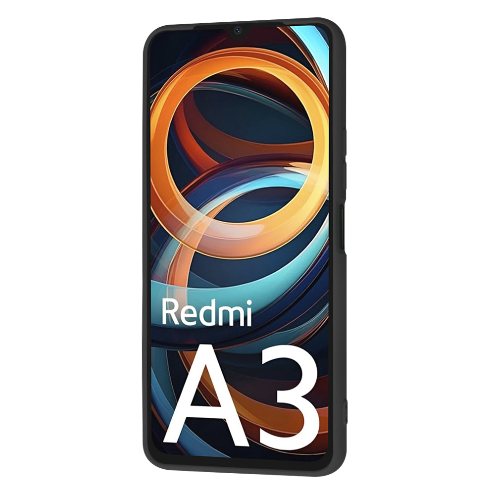 Cover til Xiaomi Redmi A3x / A3, Techsuit, SoftFlex, Sort