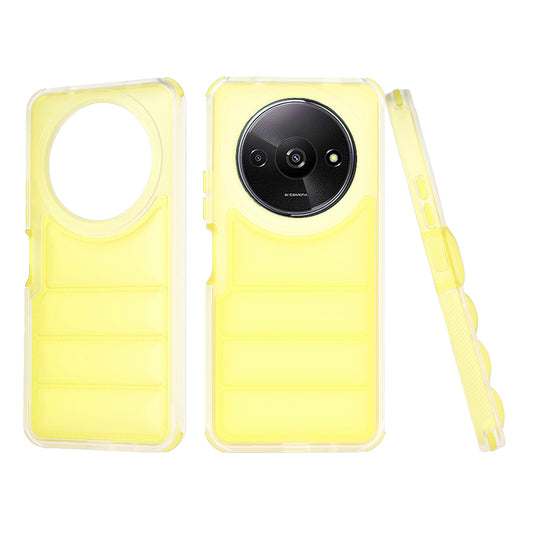 Cover til Xiaomi Redmi A3x / A3, Techsuit, Wave Shield, Gul
