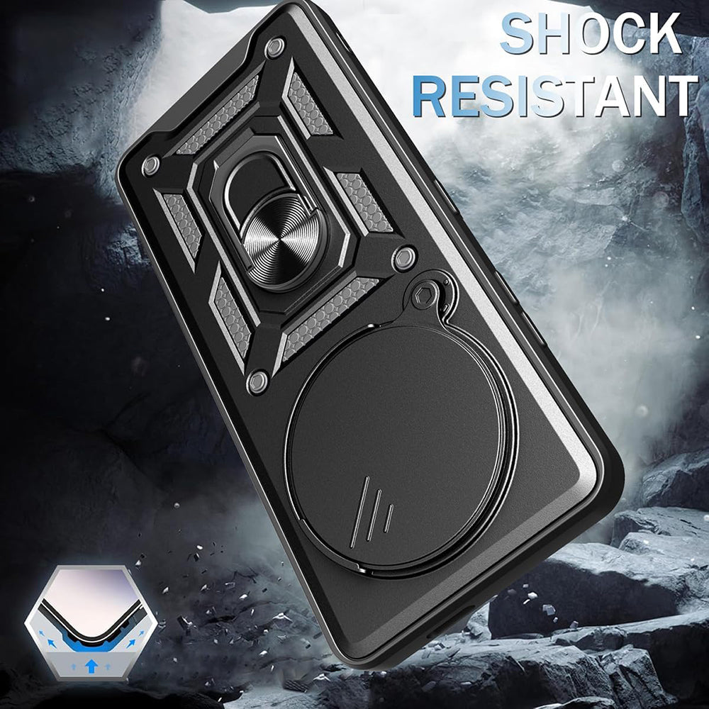 Cover til Xiaomi Redmi A5 4G (Standard), Techsuit, CamShield, Sort