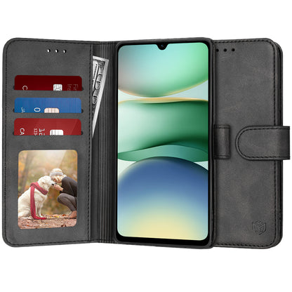 Cover til Xiaomi Redmi A5 4G (Standard), Techsuit, Diary Book, Sort