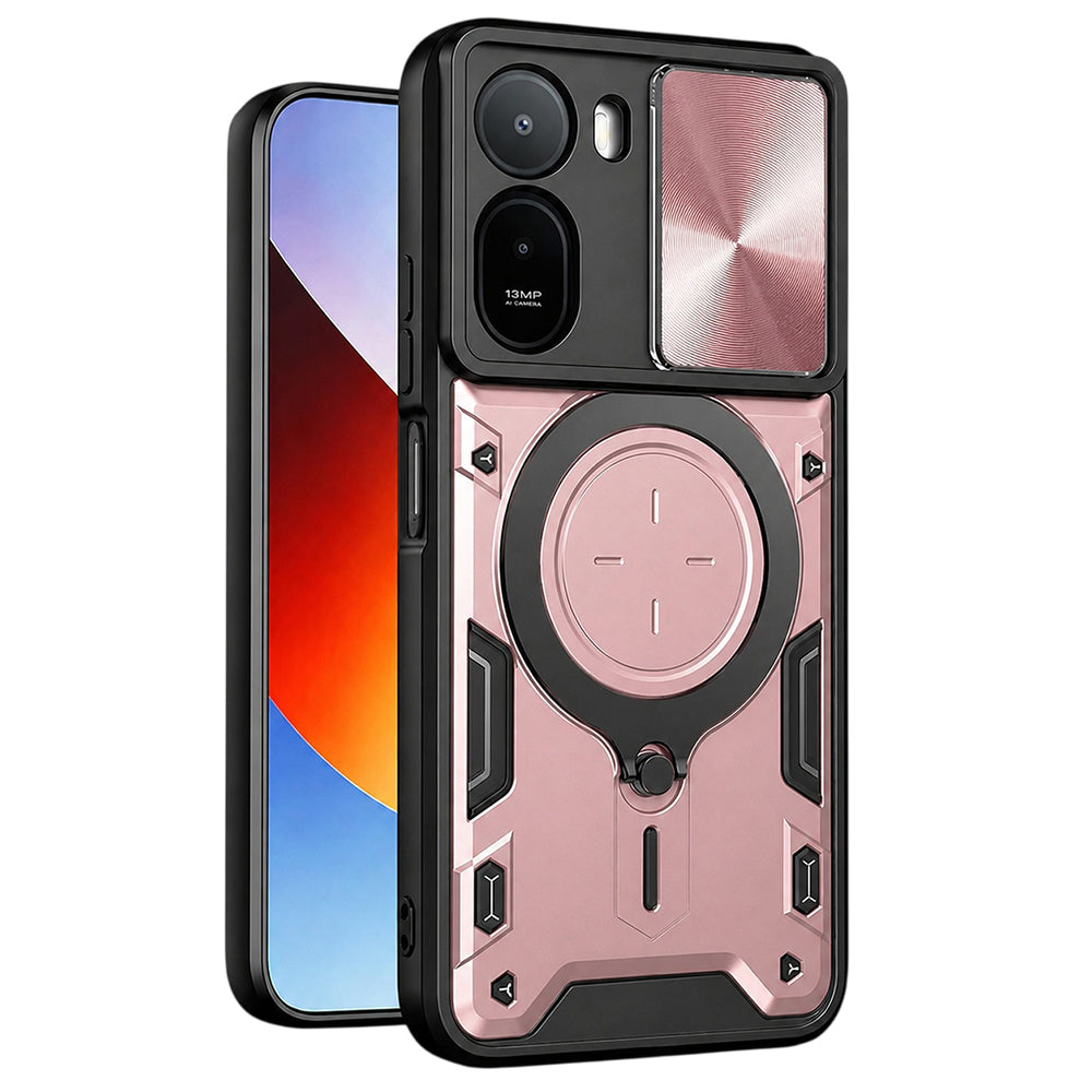 Cover til Xiaomi Redmi A7 Pro 4G, Techsuit, CamGuard Pro, Lyserød Guld