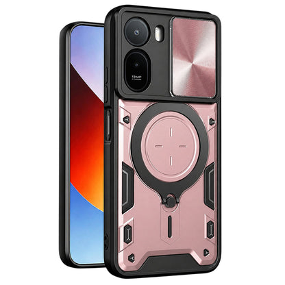 Cover til Xiaomi Redmi A7 Pro 4G, Techsuit, CamGuard Pro, Lyserød Guld