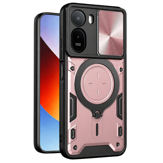 Cover til Xiaomi Redmi A7 Pro 4G, Techsuit, CamGuard Pro, Lyserød Guld