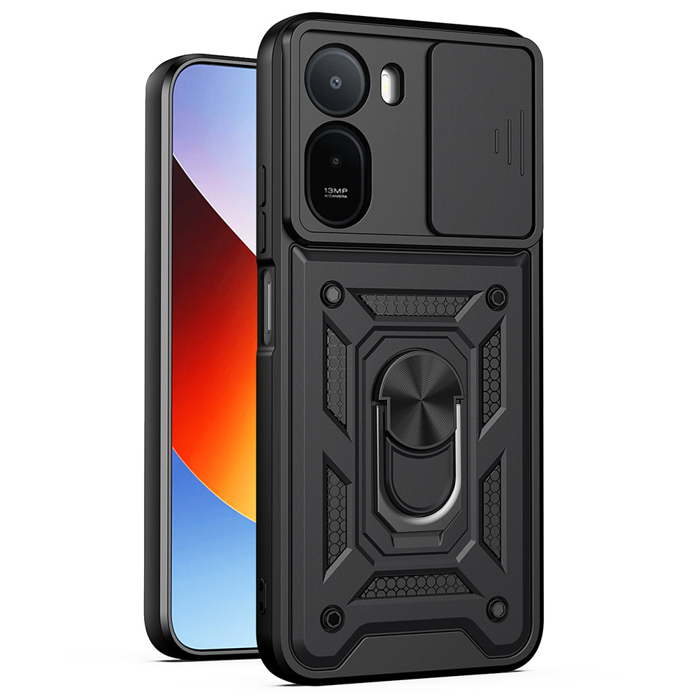 Cover til Xiaomi Redmi A7 Pro 4G, Techsuit, CamShield, Sort