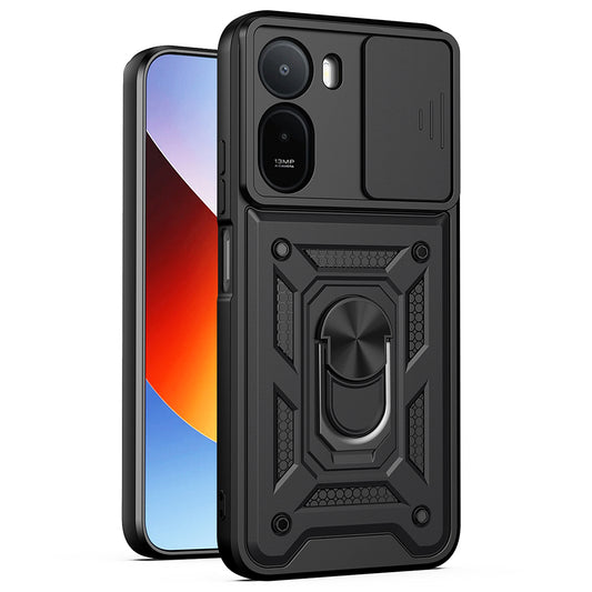 Cover til Xiaomi Redmi A7 Pro 4G, Techsuit, CamShield, Sort