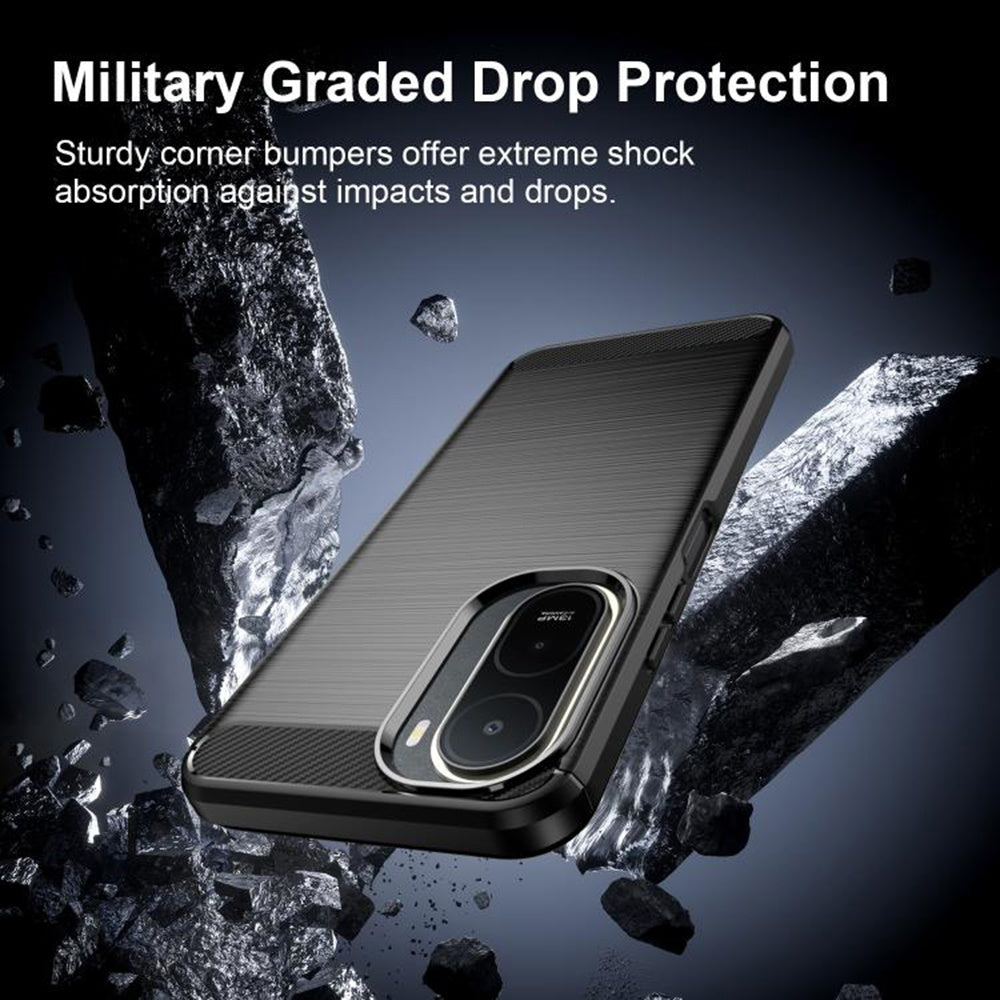 Cover til Xiaomi Redmi A7 Pro 4G, Techsuit, Carbon, Sort