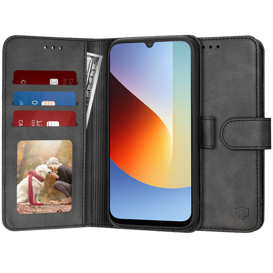 Cover til Xiaomi Redmi A7 Pro 4G, Techsuit, Diary Book, Sort
