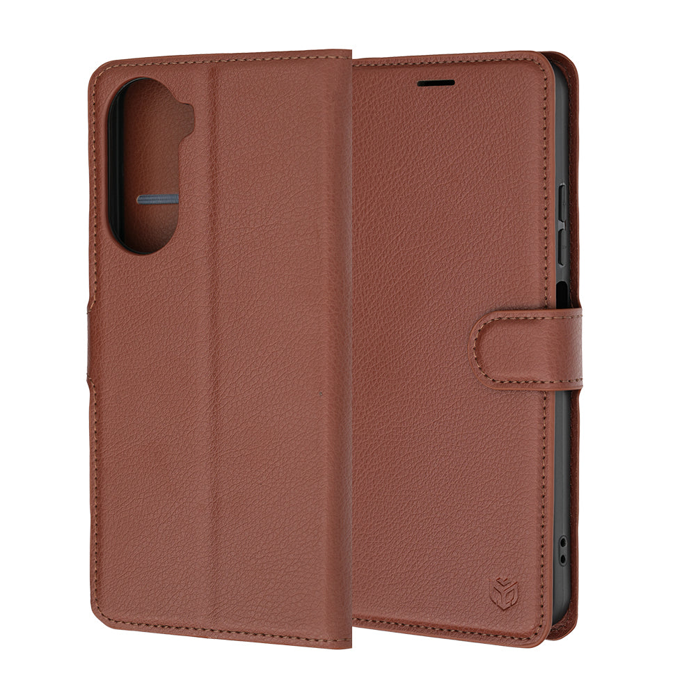 Cover til Xiaomi Redmi A7 Pro 4G, Techsuit, Leather Folio, Brun