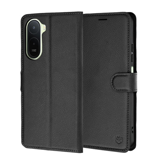 Cover til Xiaomi Redmi A7 Pro 4G, Techsuit, Leather Folio, Sort