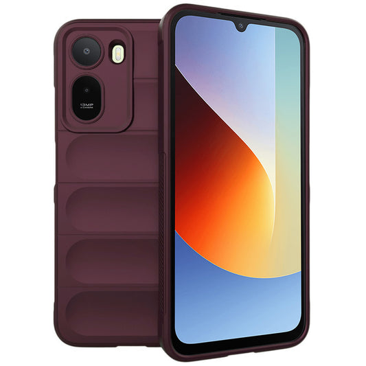 Cover til Xiaomi Redmi A7 Pro 4G, Techsuit, Magic Shield, Vinrød
