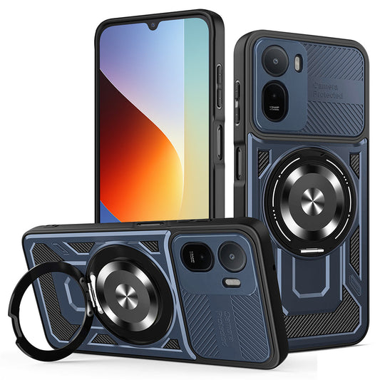 Cover til Xiaomi Redmi A7 Pro 4G, Techsuit, RuggedCam, Blå