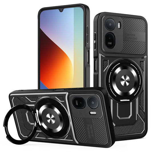 Cover til Xiaomi Redmi A7 Pro 4G, Techsuit, RuggedCam, Sort