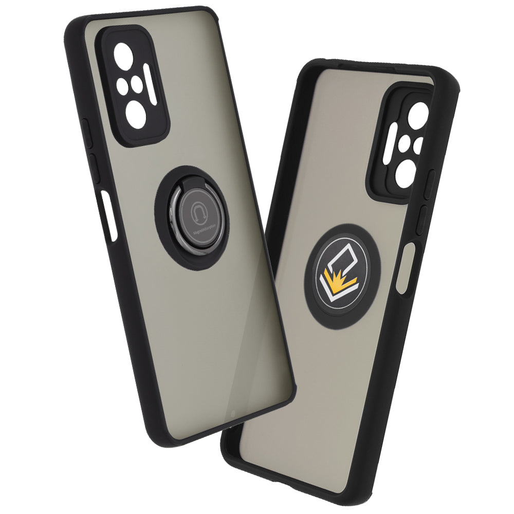 Cover til Xiaomi Redmi Note 10 Pro Max / Note 10 Pro, Techsuit, Glinth, Sort