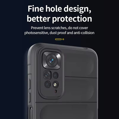 Cover til Xiaomi Redmi Note 11S / Note 11, Techsuit, Magic Shield, Sort