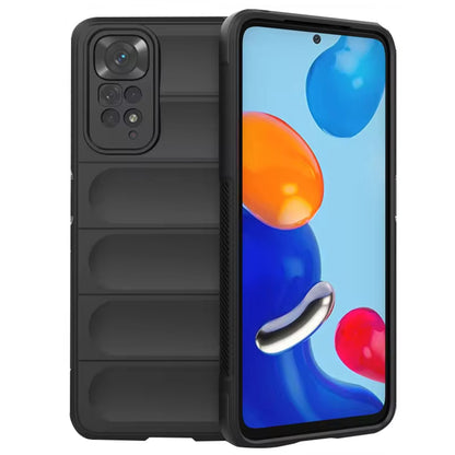 Cover til Xiaomi Redmi Note 11S / Note 11, Techsuit, Magic Shield, Sort
