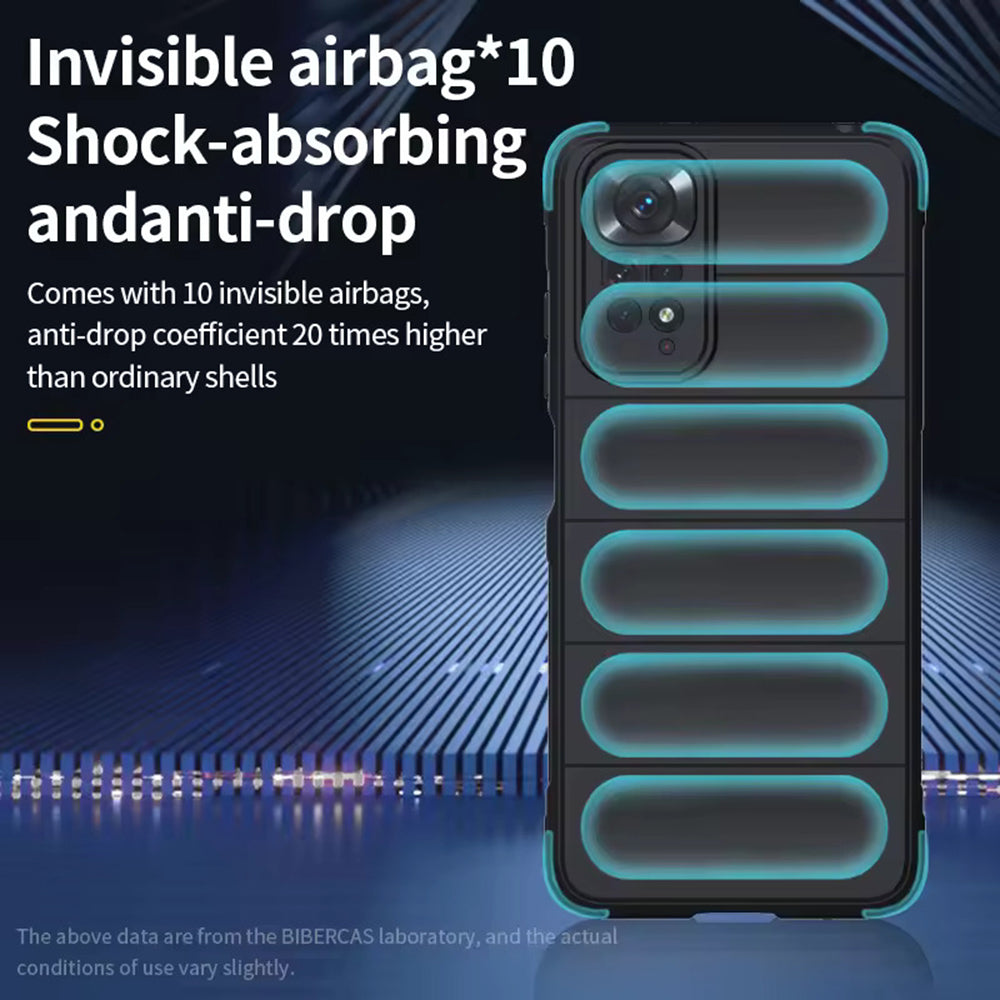 Cover til Xiaomi Redmi Note 11S / Note 11, Techsuit, Magic Shield, Sort