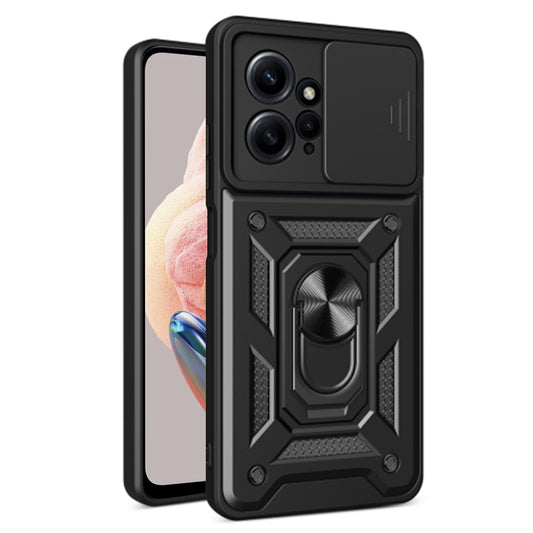 Cover til Xiaomi Redmi Note 12 4G, Techsuit, CamShield, Sort