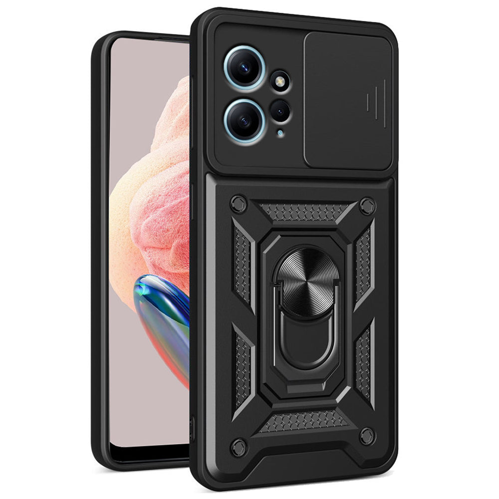 Cover til Xiaomi Redmi Note 12 4G, Techsuit, CamShield, Sort