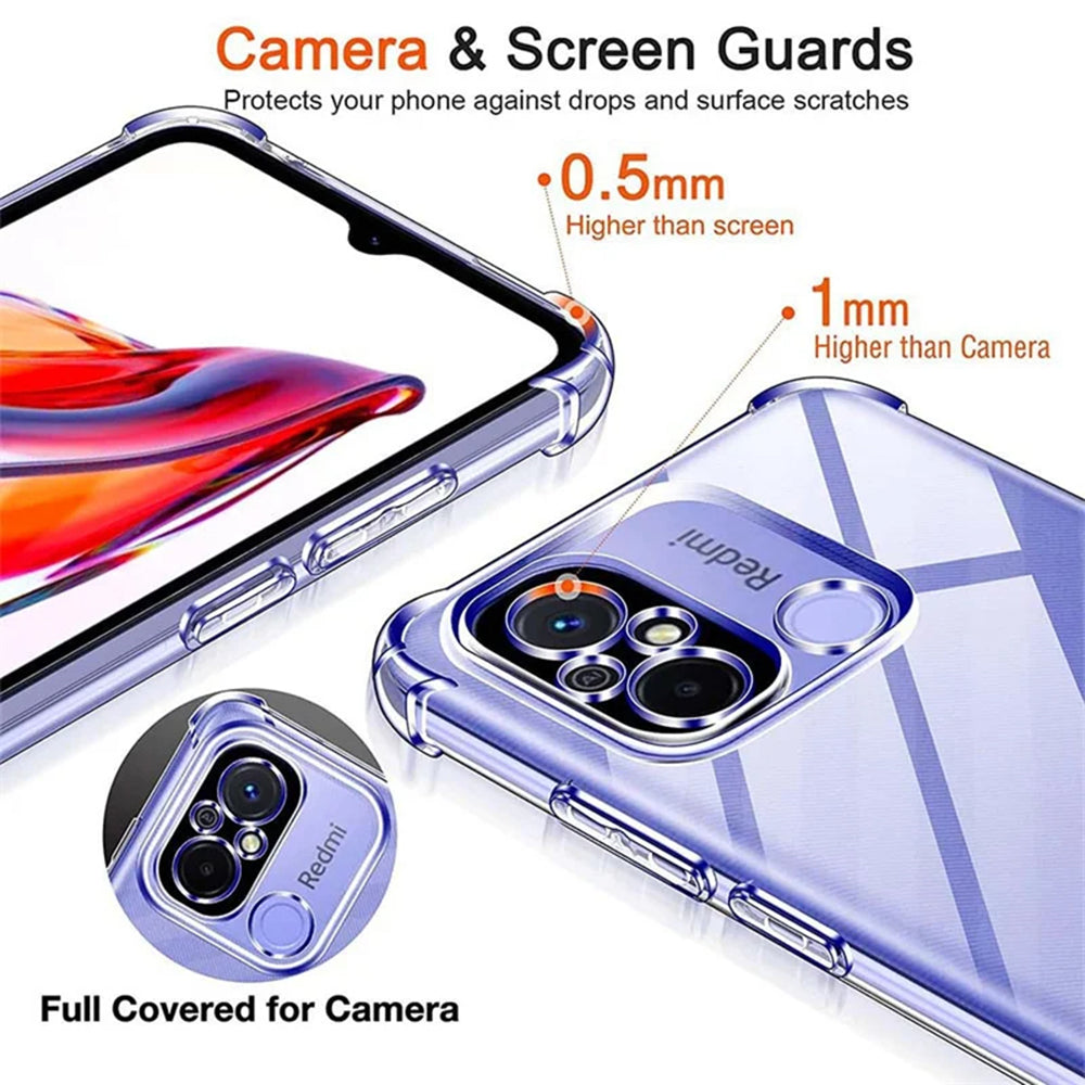 Cover til Xiaomi Redmi Note 12 Pro 4G / Note 11 Pro 5G / Note 11 Pro, Techsuit, Stødabsorberende Klar, Transparent