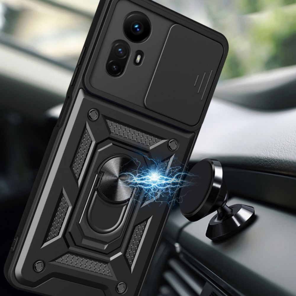 Cover til Xiaomi Redmi Note 12S, Techsuit, CamShield, Sort