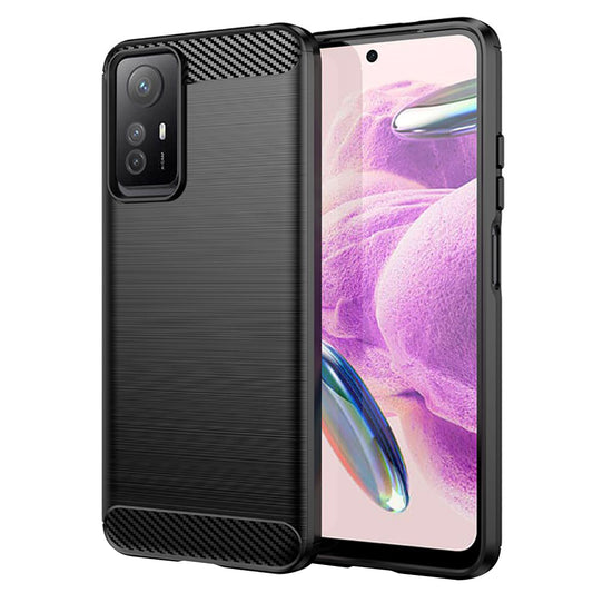 Cover til Xiaomi Redmi Note 12S, Techsuit, Carbon, Sort