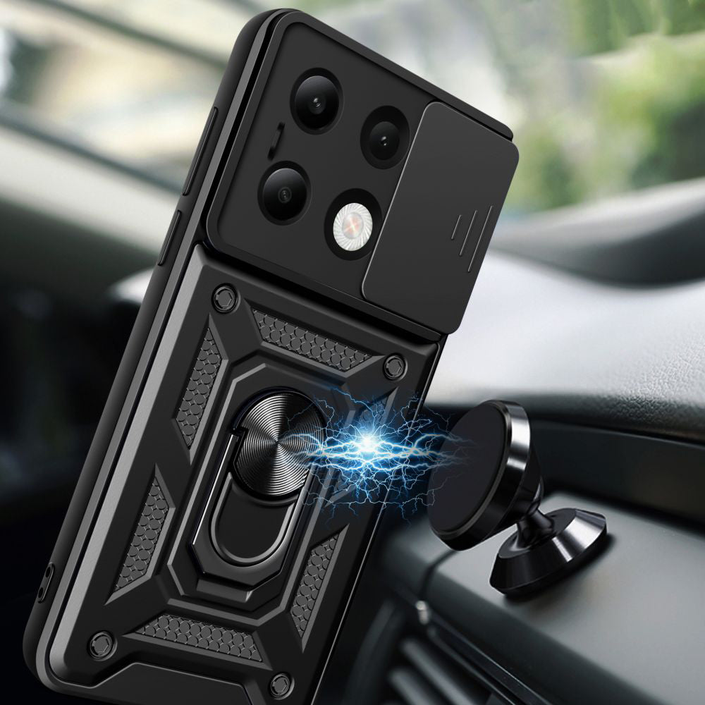 Cover til Xiaomi Redmi Note 13 4G, Techsuit, CamShield, Blå