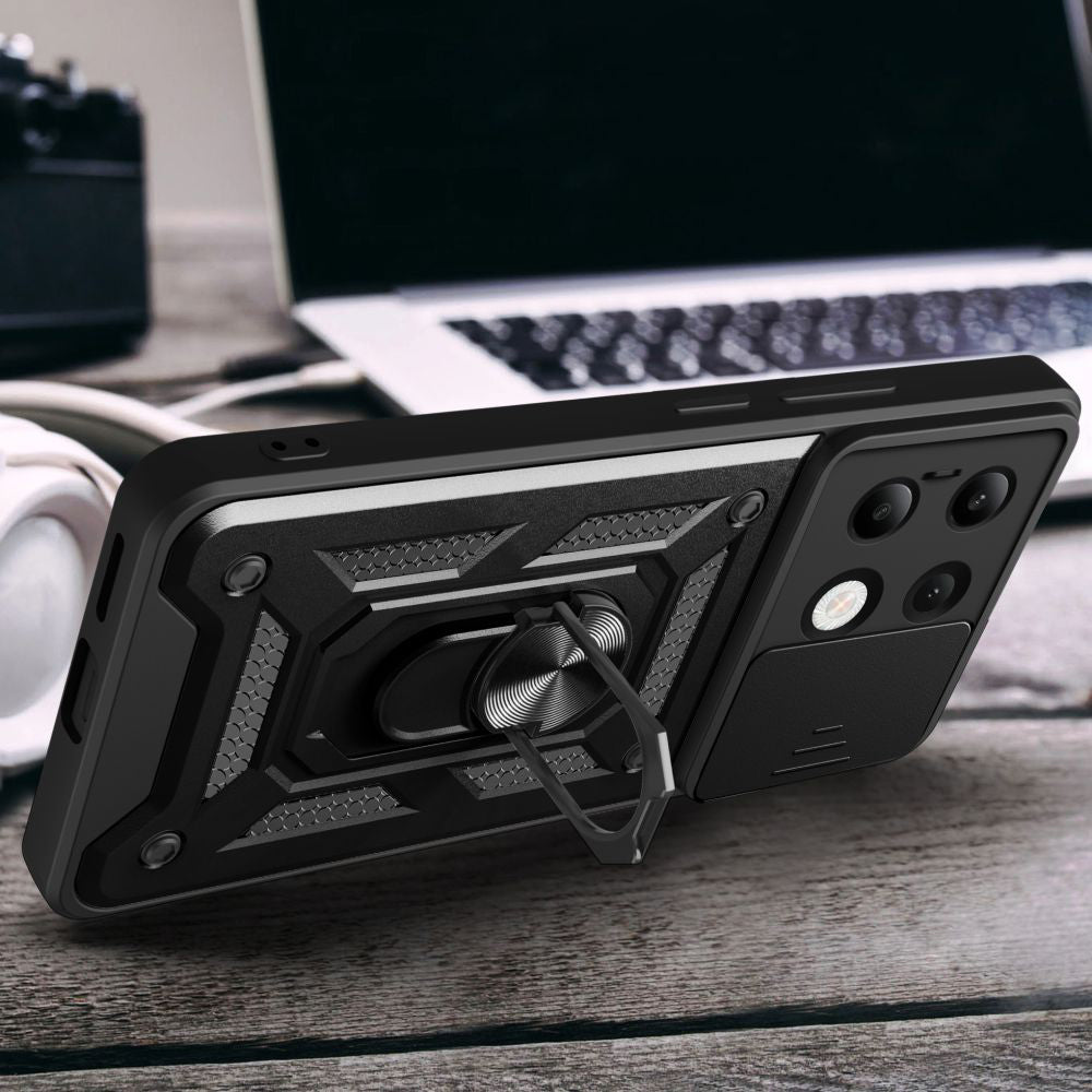 Cover til Xiaomi Redmi Note 13 4G, Techsuit, CamShield, Blå